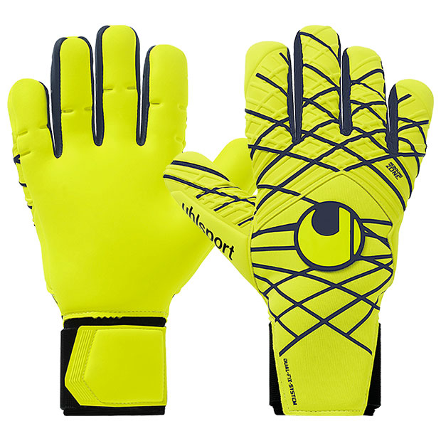 プレディクション エナジー アブソルートグリップ ハーフネガティブ フローイエロー×ネイビー