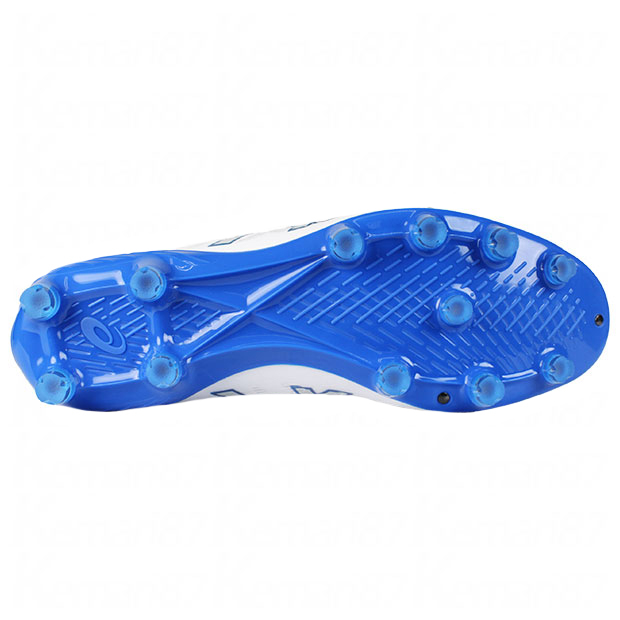 ASICS ACROS3 サッカーシューズ ホワイト/ブルー ASICS アシックス DS LIGHT ACROS PRO 3(ホワイト×ブルー