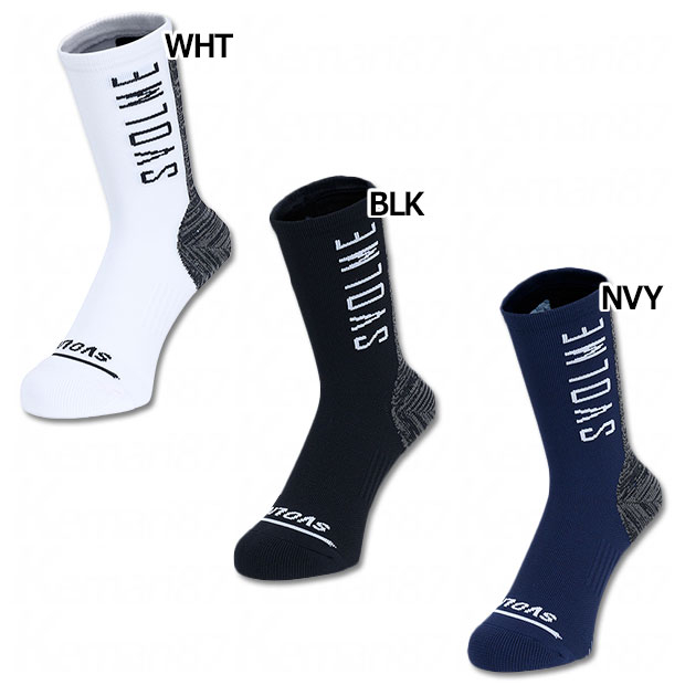 ロゴパワーグリップミドルソックス