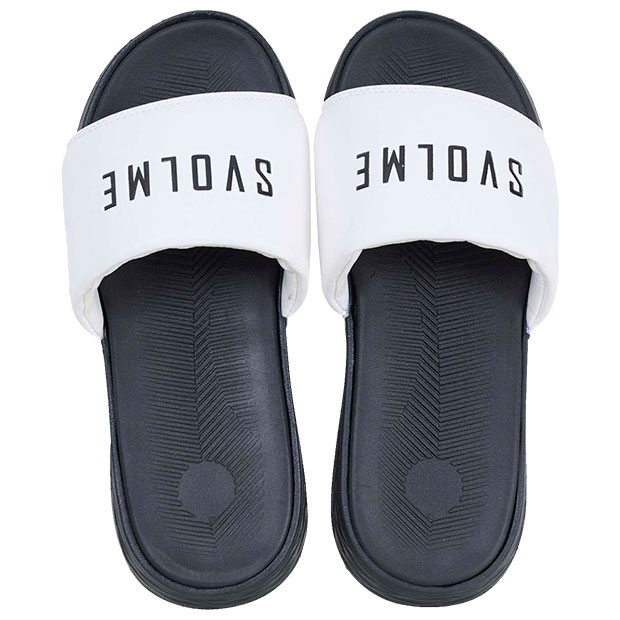 シャワーサンダル ブラック×ホワイト