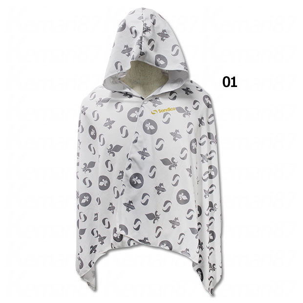 冷感UVモノグラムポンチョ