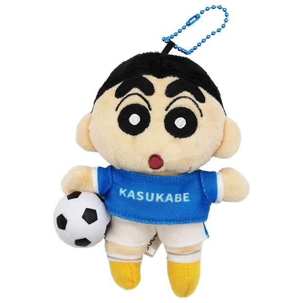 クレヨンしんちゃん ぬいぐるみマスコット サッカー部