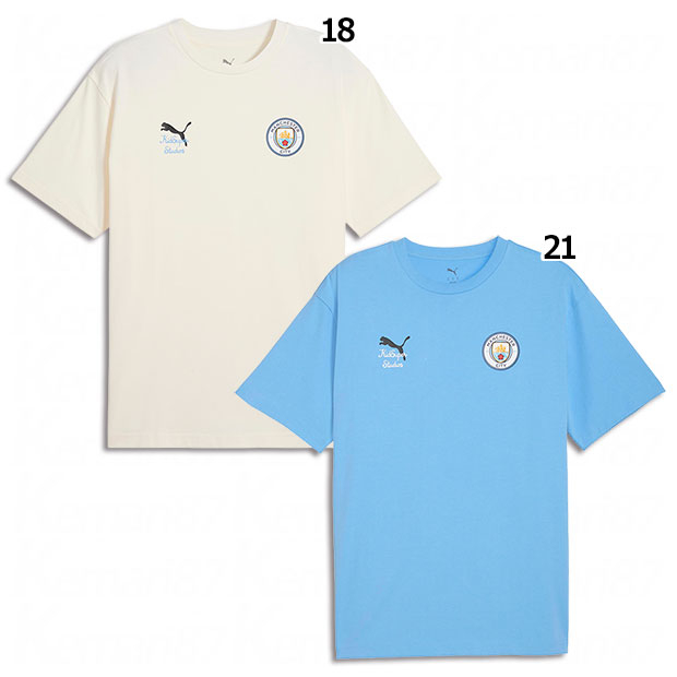 マンチェスターシティ × KIDSUPER グラフィック半袖シャツ