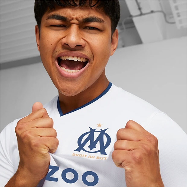 オリンピックマルセイユ 22-23 ホーム 半袖レプリカユニフォーム