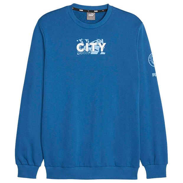 マンチェスターシティ FTBLCORE グラフィッククルースウェット レイク