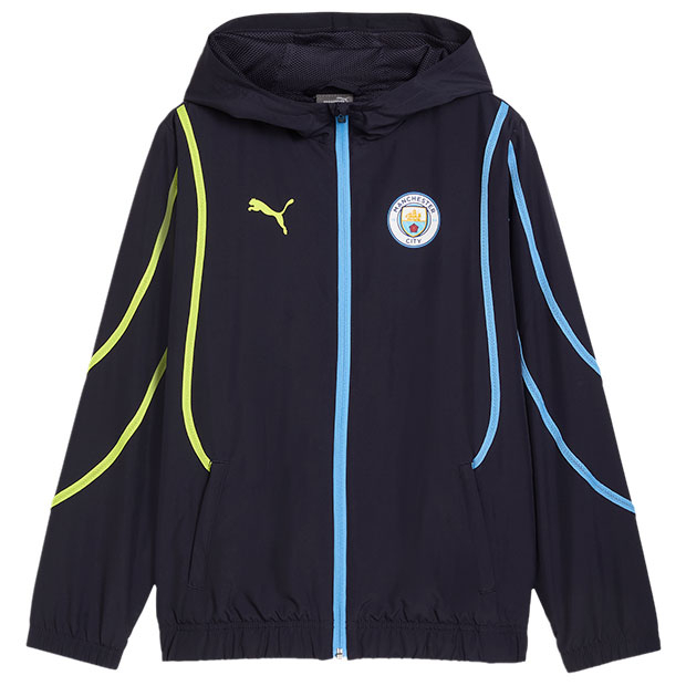 ジュニア マンチェスターシティ プレマッチウーブンジャケット