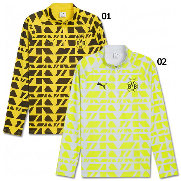 ドルトムント PM 1/4ジップトップ