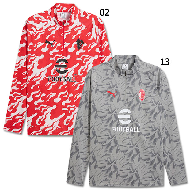 ACミラン PM 1/4ジップトップ