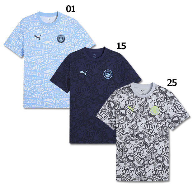 マンチェスターシティ FTBLCULTURE AOP 半袖Tシャツ