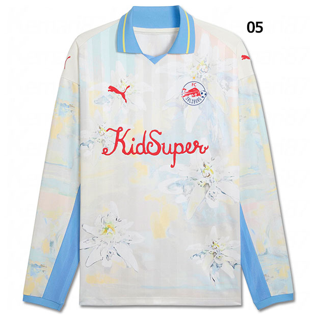 レッドブルザルツブルク × KIDSUPER 長袖レトロシャツ | ゲキサカFCストア