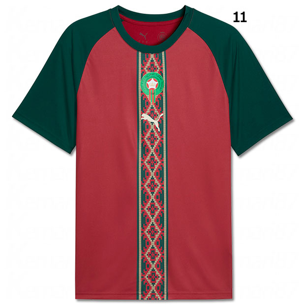 モロッコ代表 PM 半袖シャツ