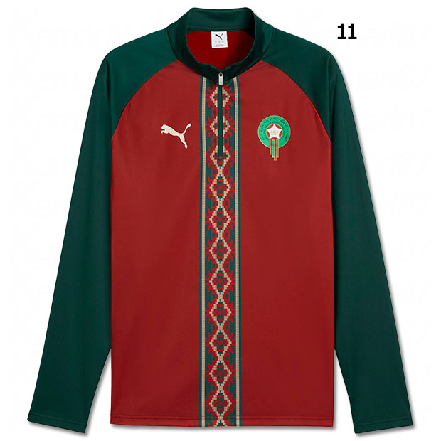 モロッコ代表 PM 1/4 ジップトップ