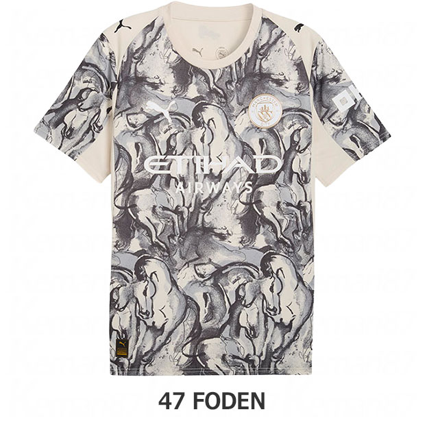 マンチェスターシティ 25-26 YOH 半袖レプリカユニフォーム 47.フィル・フォーデン