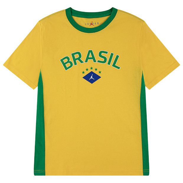 ジュニア ブラジル代表 JDB MJ 85 NVL GX P6 半袖Tシャツ イエロー