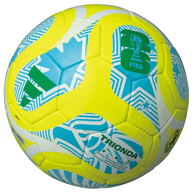 トリオンダ リーグ 5号球 公式試合球レプリカ イエロー×スカイブルー