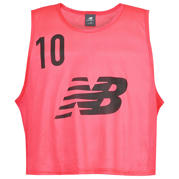 ビブス 10枚セット ブライトチェリー