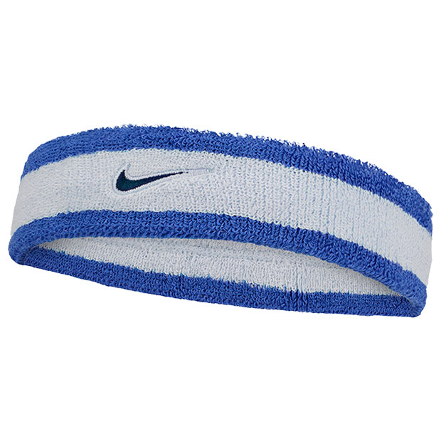 スウッシュ クラシック ヘッドバンド ゴースト×ブルーボイド