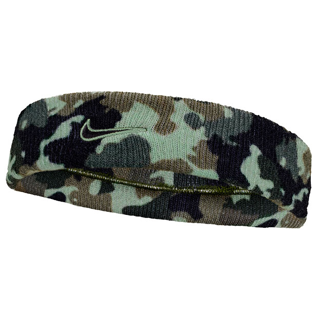 DF スウッシュ クラシック ヘッドバンド プリンテッド オイルグリーン