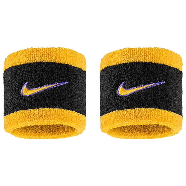 スウッシュ クラシック リストバンド ブラック×ユニバーシティゴールド