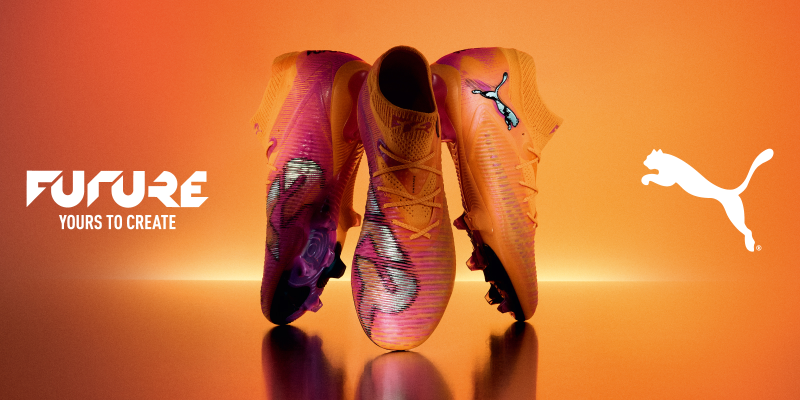 プーマワン 26cm 激レア スパイク PUMA (プーマ) サッカースパイク メンズ SIZE 26cm レッド