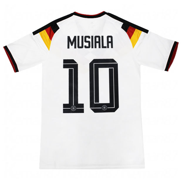 ドイツ代表 2026 ホーム 半袖レプリカユニフォーム 10.ジャマル・ムシアラ