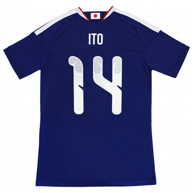 背番号14 伊東純也 アディダス サッカー日本代表 2026 ホーム レプリカ ユニフォーム 半袖 kd3345