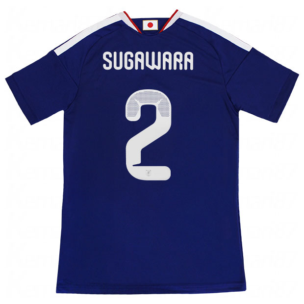 背番号2 菅原由勢 アディダス サッカー日本代表 2026 ホーム レプリカ ユニフォーム 半袖 kd3345