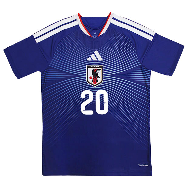 背番号20 佐藤龍之介 アディダス サッカー日本代表 2026 ホーム