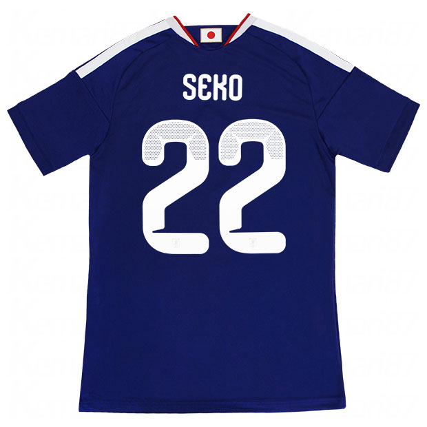 背番号22 瀬古歩夢 アディダス サッカー日本代表 2026 ホーム レプリカ ユニフォーム 半袖 kd3345