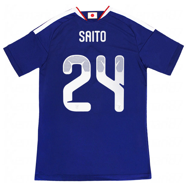 背番号24 斉藤光毅 アディダス サッカー日本代表 2026 ホーム レプリカ ユニフォーム 半袖 kd3345