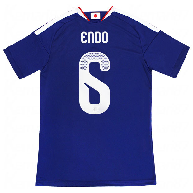 背番号6 遠藤航 アディダス サッカー日本代表 2026 ホーム レプリカ ユニフォーム 半袖 kd3345