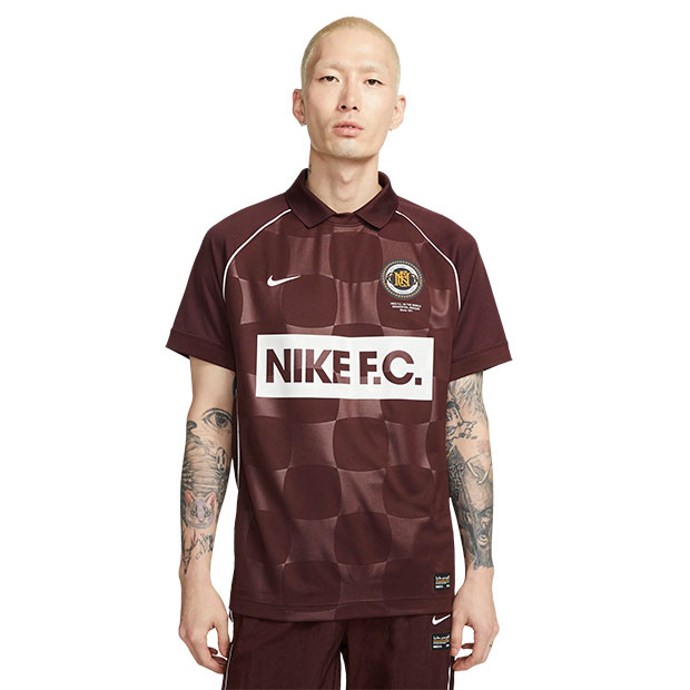 NIKE F.C. DF WC 半袖ジャージー バーガンディクラッシュ | ゲキサカFC