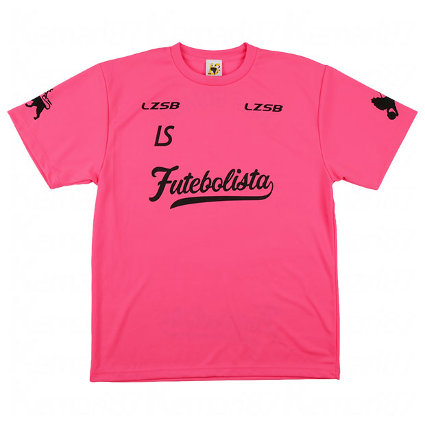 フッチボル ザイオン 半袖プラクティスシャツ ネオンピンク×ブラック