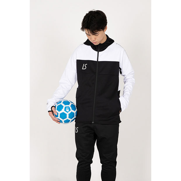 シングルフェイスジャージ フーディフルジップジャケット