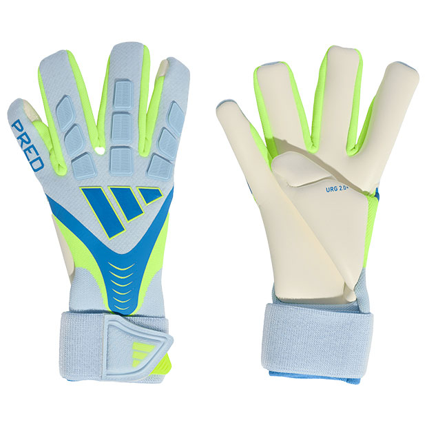 プレデター GKグローブ プロ ストラップ レイブルー×クリスタルスカイ