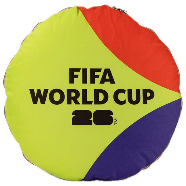 FWC FIFA ラウンドクッションブランケット