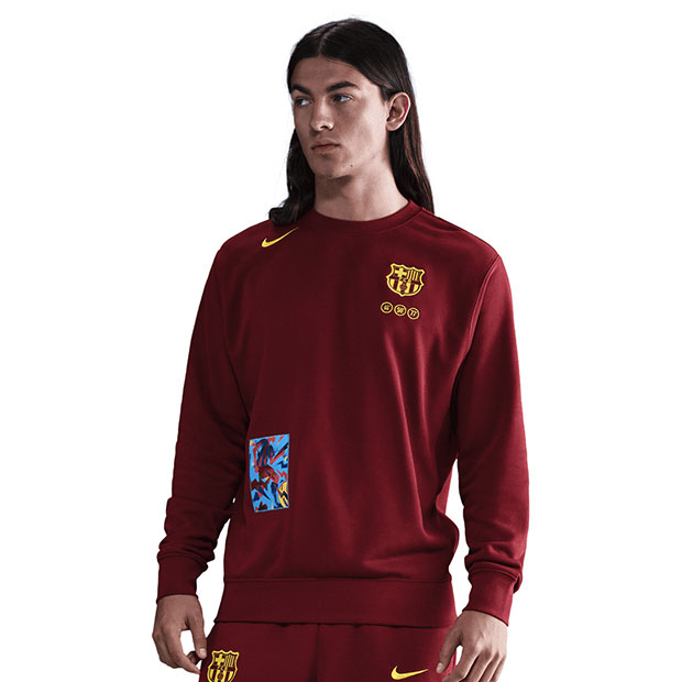 FCバルセロナ NSW クラブ FT SE GX クルートップ チームレッド