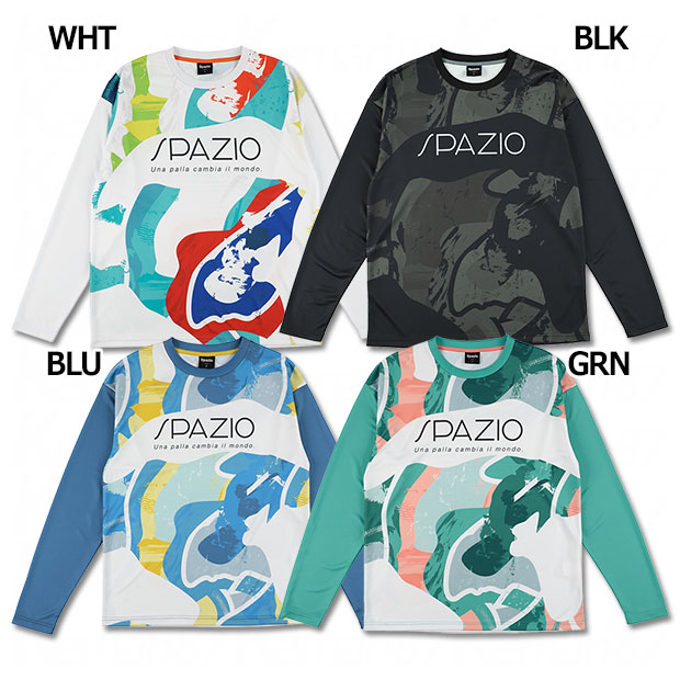 ペイントグラフィック長袖プラクティスシャツ