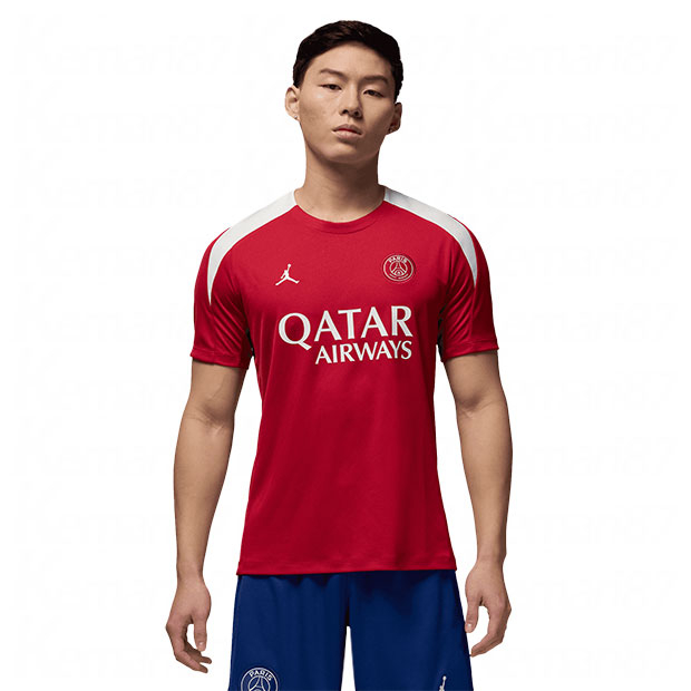 パリサンジェルマン DF ストライク 半袖トップ K 4TH ウィングスジョーダンレッド