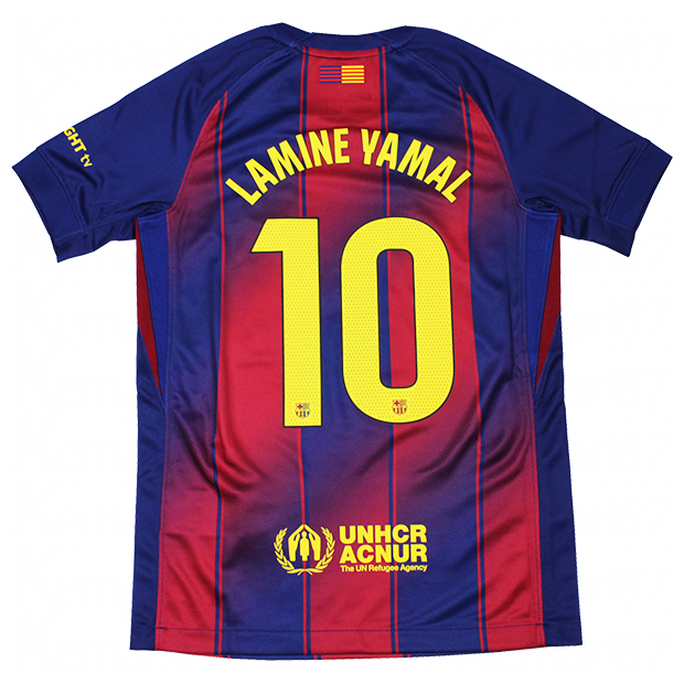 ジュニア FCバルセロナ 25-26 ホーム 半袖レプリカユニフォーム 10
