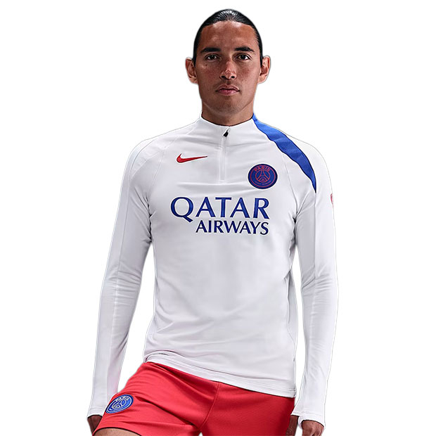 パリサンジェルマン DF ストライク 長袖ドリルトップ K 3R ホワイト