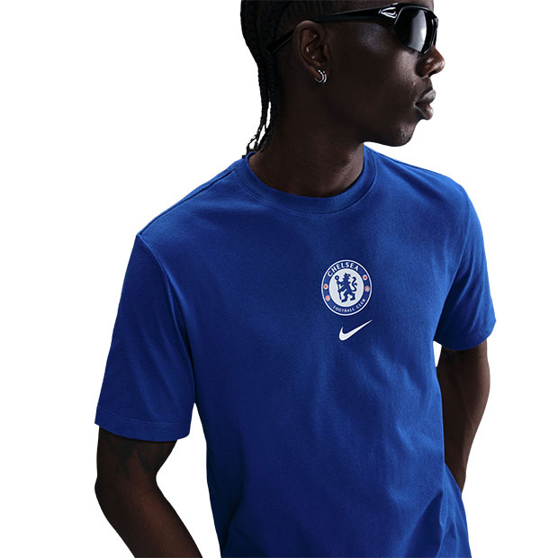 チェルシー クレスト半袖Tシャツ ラッシュブルー | ゲキサカFCストア