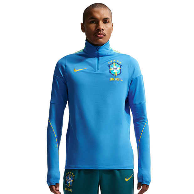 ブラジル代表 DF ストライク 長袖ドリルトップ K ライトフォトブルー
