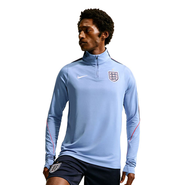 イングランド代表 DF ストライク 長袖ドリルトップ K ワークブルー