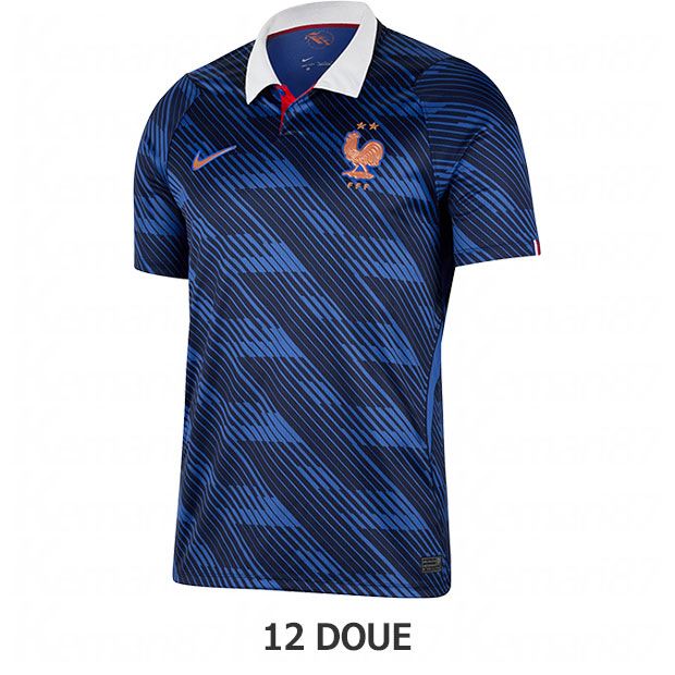 フランス代表 2026 ホーム 半袖レプリカユニフォーム 12.デジレ・ドゥエ