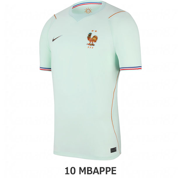 フランス代表 2026 アウェイ 半袖レプリカユニフォーム 10.キリアン・エムバペ(ムバッペ)