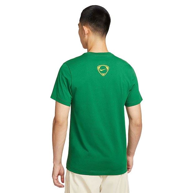BROOKLYN Tシャツ 緑色 半袖 Sa8c418d3a9a4443cbc464fcc3a3e4