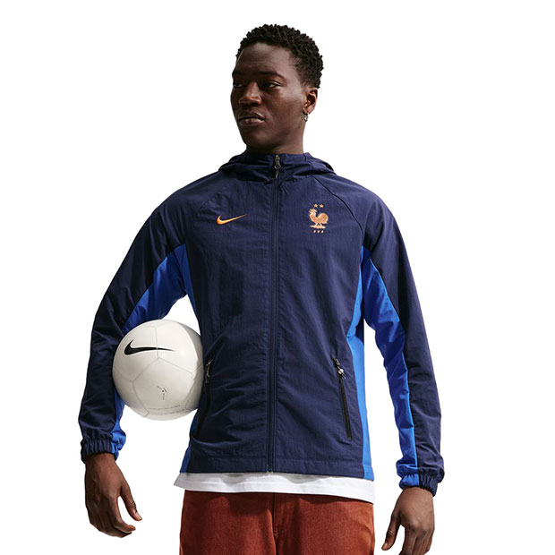 フランス代表 AWF ウーブンジャケット ブラッケンドブルー