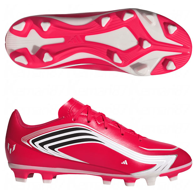 ジュニア F50 MESSI CLUB FXG ルシッドレッド×コアブラック