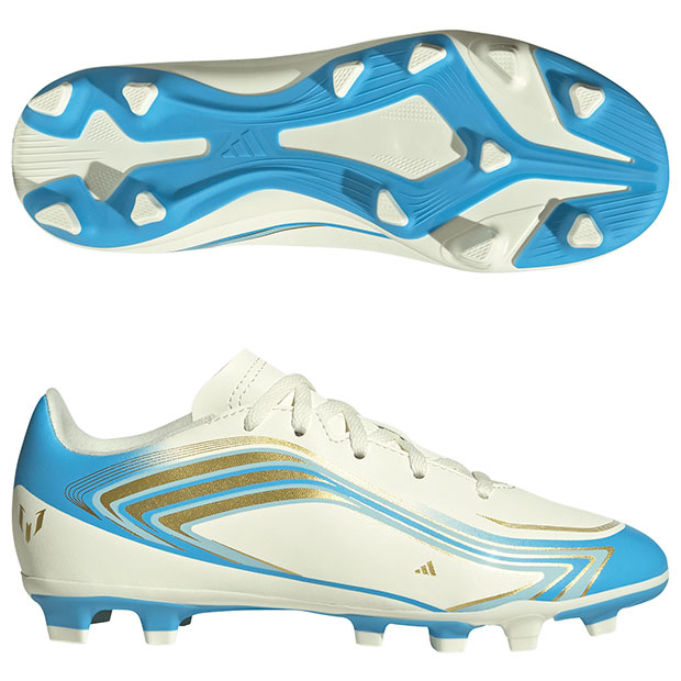 ジュニア F50 MESSI CLUB FXG アイボリー×セミブルーバースト
